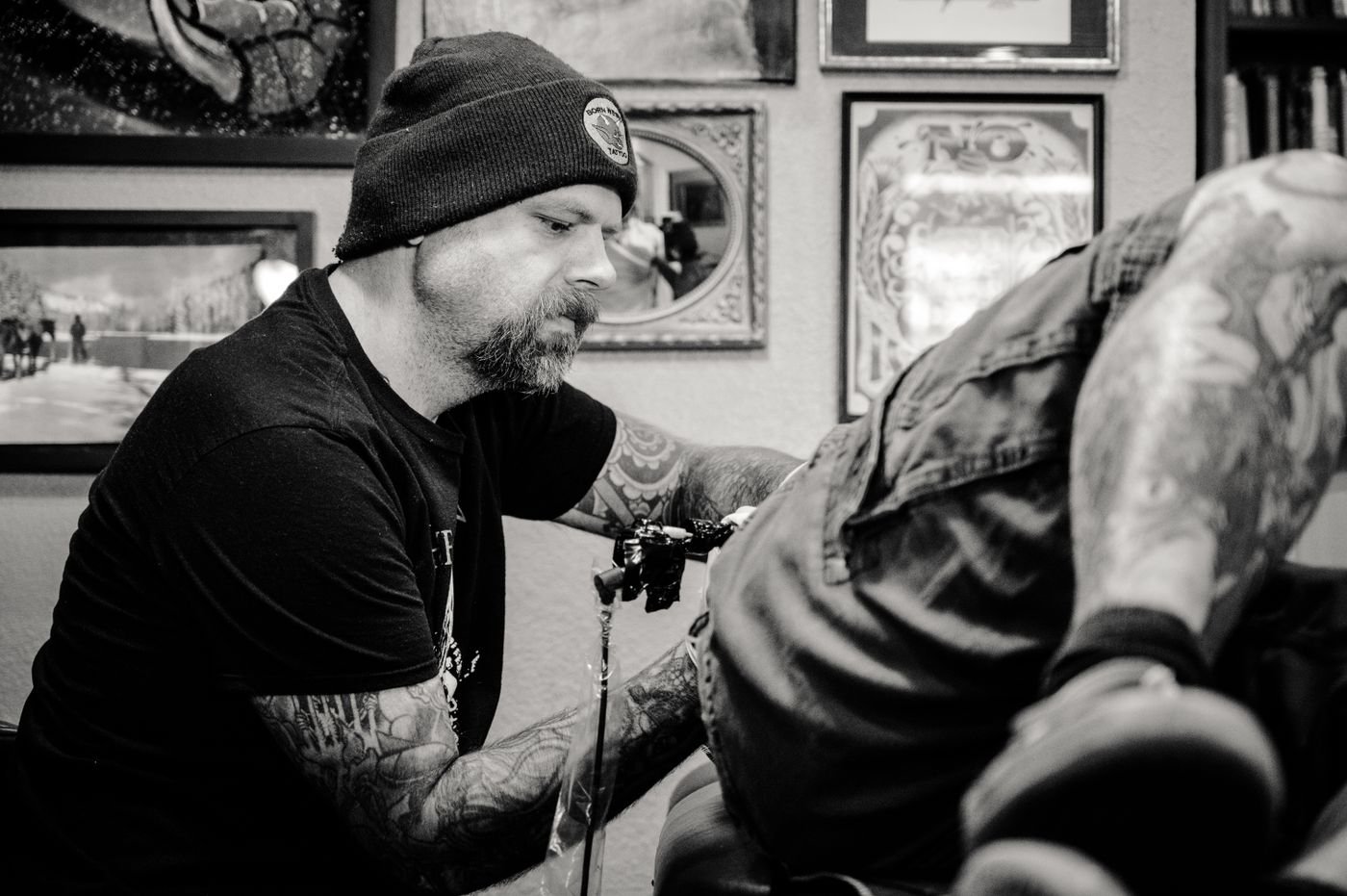 Tattoo session
