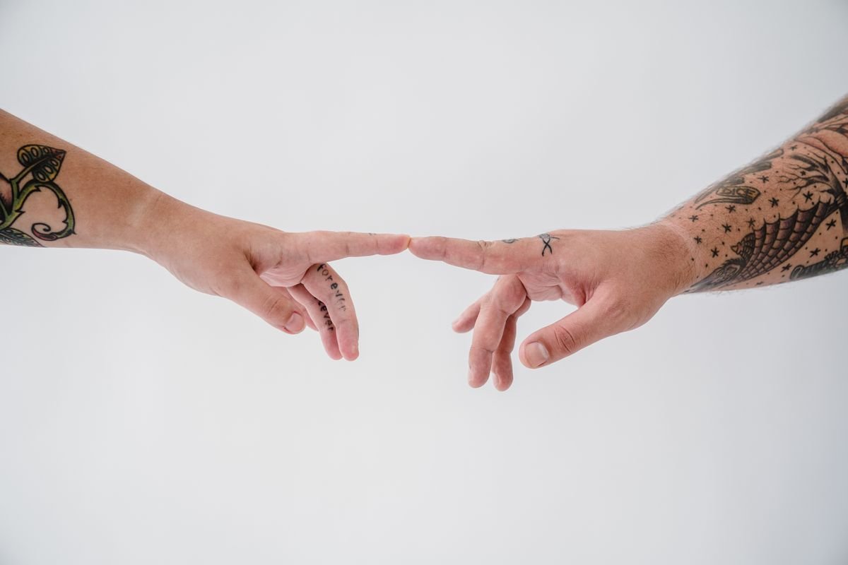 Minimal fine line tattoo