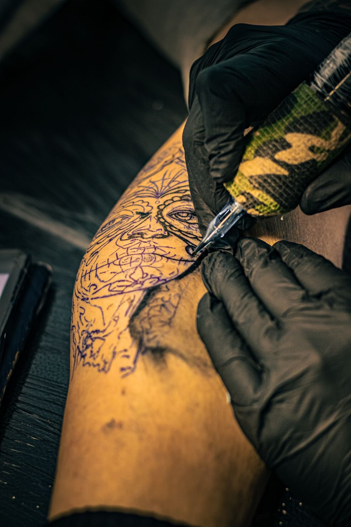 Realism shoulder tattoo