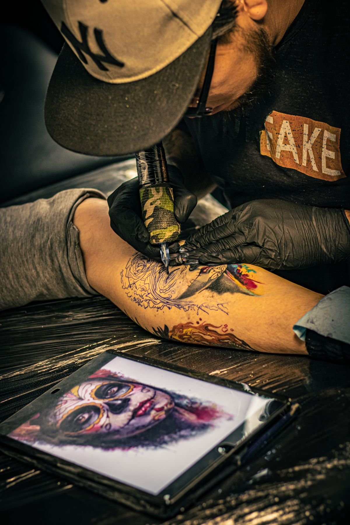 Realism portrait tattoo